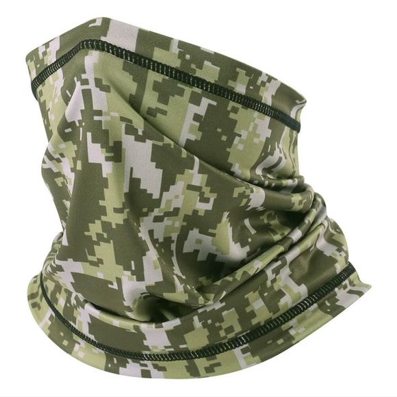 Summer Camo Bandana Neck Gaiter Outdoor CS Balaclava Headwear Tube Scarf US FAST - Picture 4 of 9